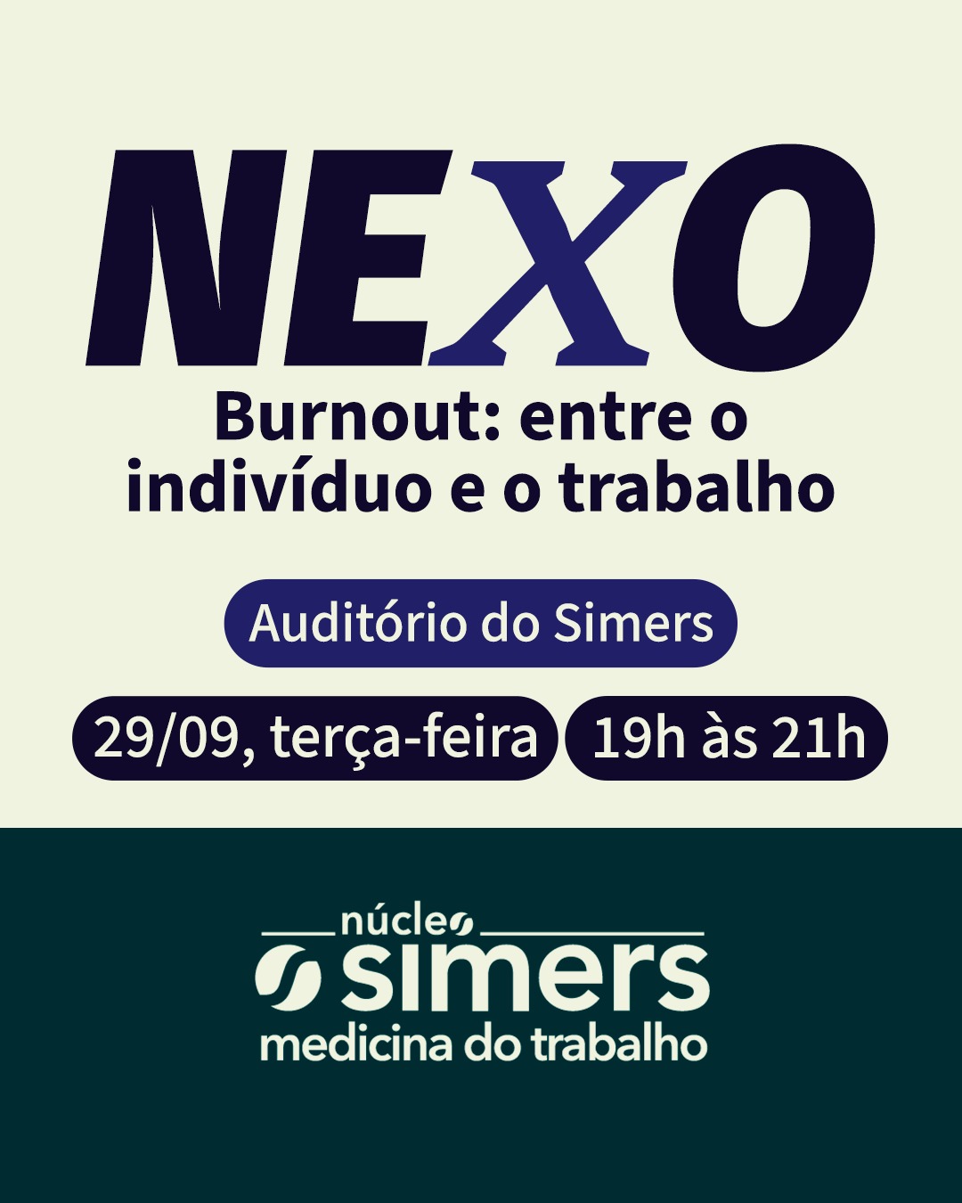 Banner de NEXO | Medicina do Trabalho & Psiquiatria